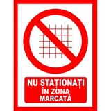 Placuta nu stationati in zona marcata
